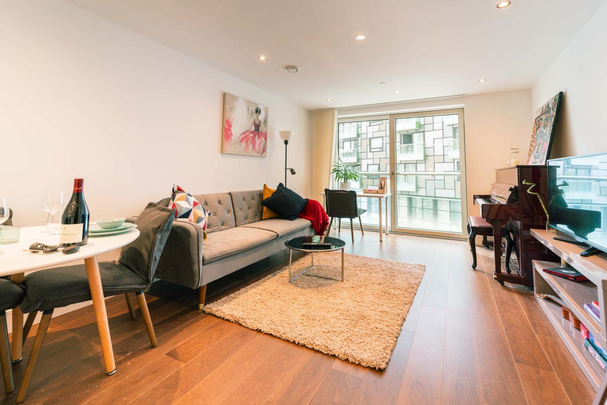 Stylish And Comfortable Canary Wharf Apartment Perfect For Long Stays Лондон Екстер'єр фото